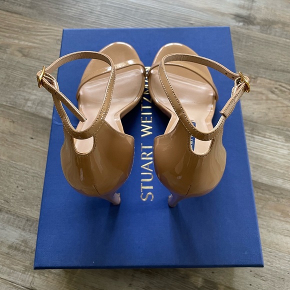 Stuart Weitzman Nudist Patent Leather Heels - Picture 8 of 11